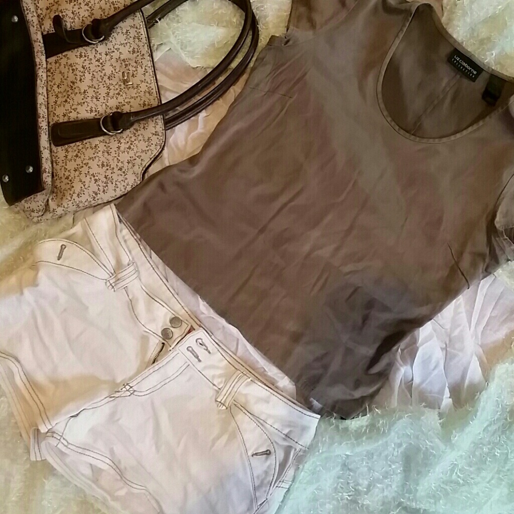 Liz Claiborne luxurious silk blouse top